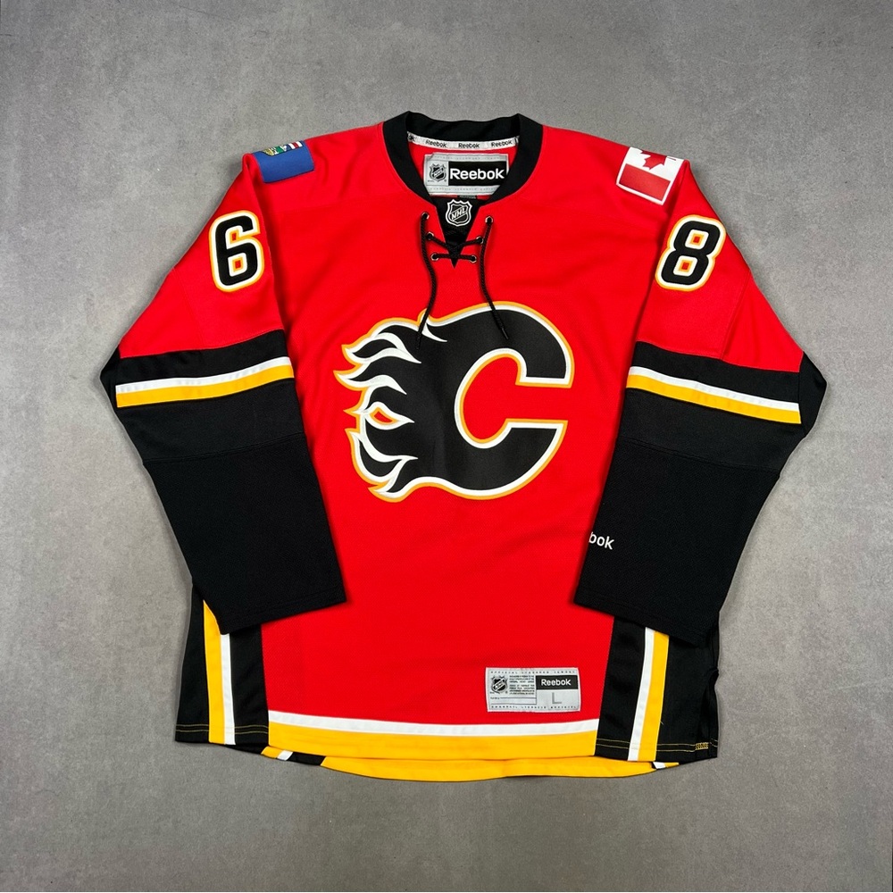 Reebok Red and Black NHL Jersey